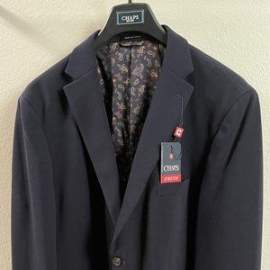 Chaps 50R Dark Blue Heavy Sport Coat